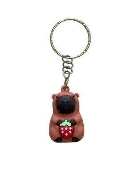 Capybara Fruit Hugging Fruit Series Keychain (CONFIRMED)